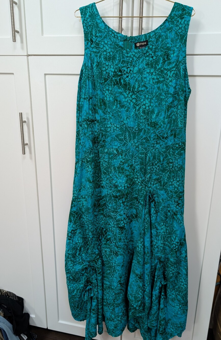 Papa Sleeveless Batik Dress